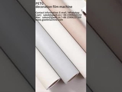 غويل 0.15 ملم سمك PETG طلاء فيلم طحن