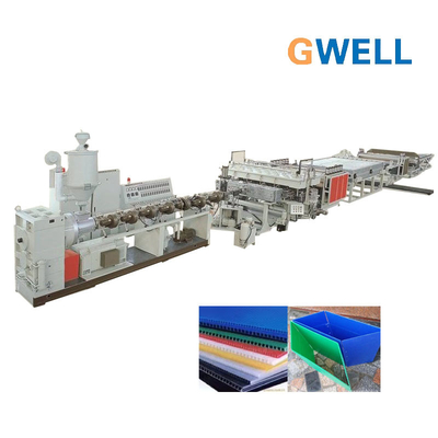 شراء Multiwall PP خط بثق الصفيحة المجوفة المستخدمة في صناديق طي الفاكهة online manufacture