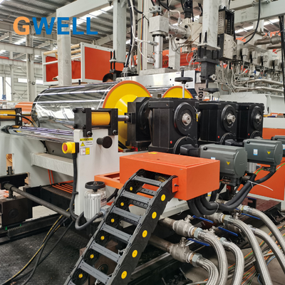 شراء خط إنتاج الصفائح البلاستيكية PET 1500 مم صنع آلات معدات الطارد online manufacture