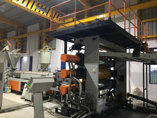 شراء خط بثق لوح السقف PVC المصقول بالراتنج الصناعي ASA آلة بثق البلاستيك online manufacture