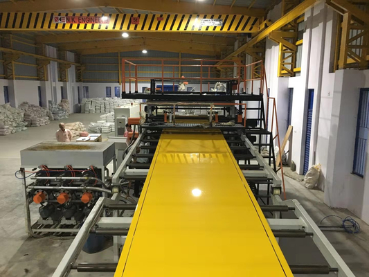 شراء خط آلة صناعة الجدران المتقدمة ASA PVC 350kg / H online manufacture