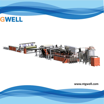 شراء PC/PMMA طلاء الصفائح عالية الشفافية خط 2100mm العرض online manufacture