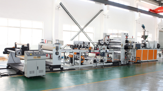 شراء خط طحن ورق البلاستيك الصلب الشفاف PVC 350KG / H 0.4 - 10mm سمك online manufacture