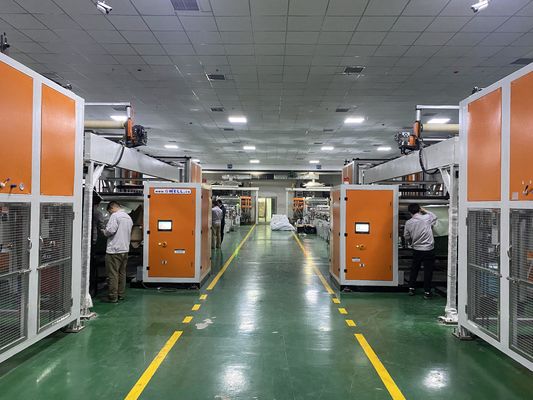 شراء خط إنتاج بثق صفائح البلاستيك مع ألواح معايرة 4 مجموعات وقدرة بثق 350 كجم/ساعة لسمك 0.5-1.5 مم online manufacture