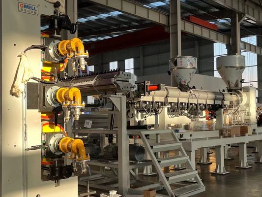 شراء خط بثق ألواح ABS HDPE بسماكة 1-10 مم بتصميم برغي مفرد لإنتاج ألواح بلاستيكية عالية الجودة online manufacture