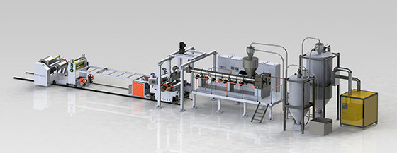 شراء 1000ملم صفيحة بلاستيكية شفافة للكأس خط إنتاج online manufacture