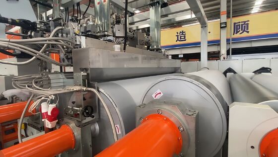 شراء خط بثق فيلم EVA للطاقة الشمسية بسرعة خطية عالية 15/16 متر/دقيقة بعرض 3000 مم وتحكم دقيق في السماكة online manufacture