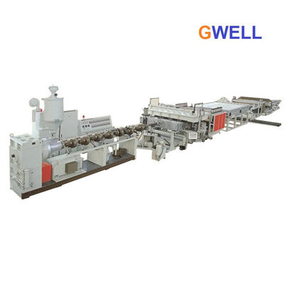 شراء PP آلة تصنيع الألواح المجوفة PE خط بثق الألواح المجوفة PE بثق الملف الشخصي المجوف online manufacture