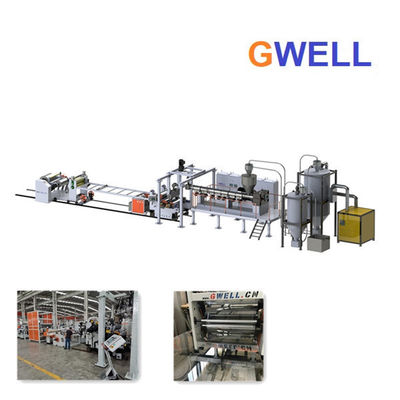 شراء آلة إنتاج الألواح الزخرفية PETG خط بثق الصفيحة APET 600KG H. online manufacture