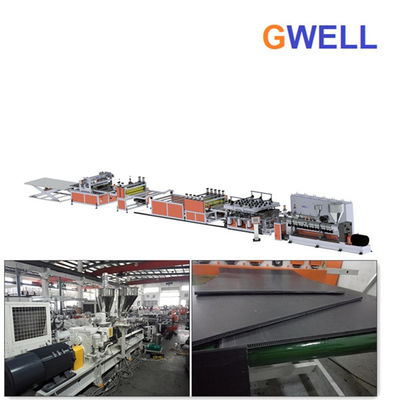 شراء آلة ورقة الملف الشخصي الجوف PE PP خط إنتاج لوح البناء الجوف online manufacture