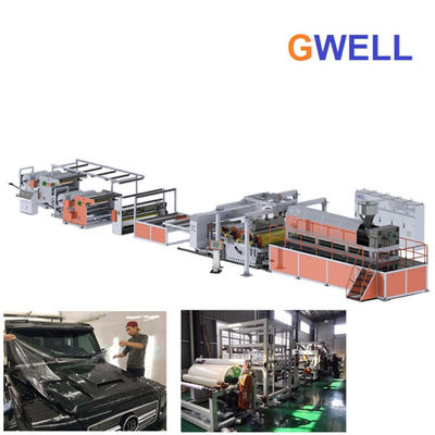 شراء خط بثق الأغشية المصبوب TPU خط تصنيع الأغشية الشفافة TPU online manufacture
