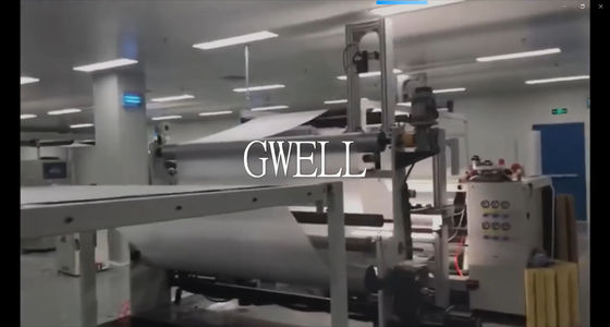 خط EVA / POE للطاقة الشمسية مع سرعة خطية قصوى من 16m / min وتصميم خرطوشة مزدوجة